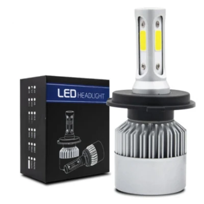 UB Kit becuri led auto COB S2 H11 2 buc/set 8000Lumeni temperatura 6000K/Alb putere 72W