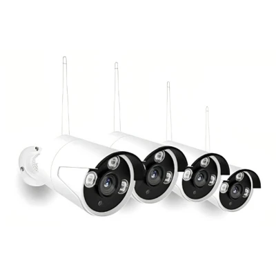KIT de supraveghere Wireless JORTAN 4 camere HDMI Infrarosu Vizualizare pe Telefon