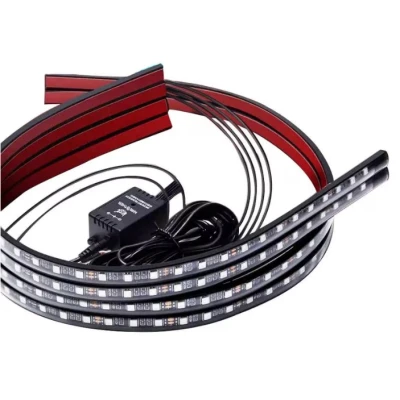 Kit lumina ambientala auto 90 X 120 cm pentru exterior sub masina RGB
