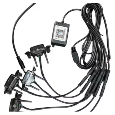 Kit lumini auto cu LED RGB 12V 6 capete grila masca control prin aplicatie telefon diverse jocuri de lumini sau lumina continua