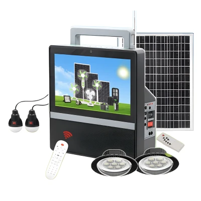 Kit panou solar cu TV GD 8088 putere 200W multifunctional