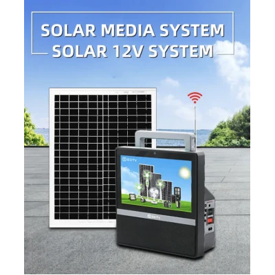 Kit panou solar cu TV GD 8088 putere 200W multifunctional