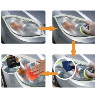 Kit polish pentru faruri auto POPDIT