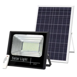 Kit Proiector Led cu panou solar 300W si telecomanda 780 LED