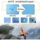 Kit Reparatie Parbriz pentru Sticla Crapata Set Corector cu Ventuza