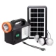 Kit solar camping GD 102 cu 3 becuri boxa BT radio powerbank 5000mAh