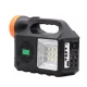 Kit solar de iluminare GD Times GD-102, 3 becuri, boxa BT, radio, 80W XL