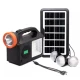 Kit solar de iluminare GD Times GD 102 cu 3 becuri radio
