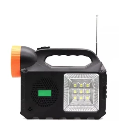 Kit solar de iluminare GD Times GD 102 cu 3 becuri radio