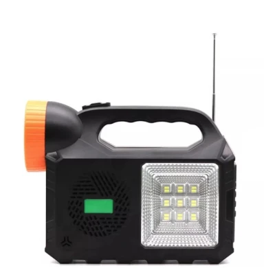 Kit solar de iluminare GD Times GD 102 cu 3 becuri radio