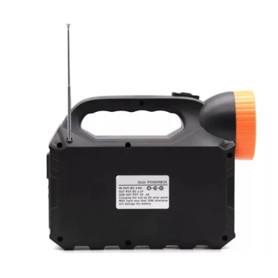 Kit solar de iluminare GD Times GD 102 cu 3 becuri radio