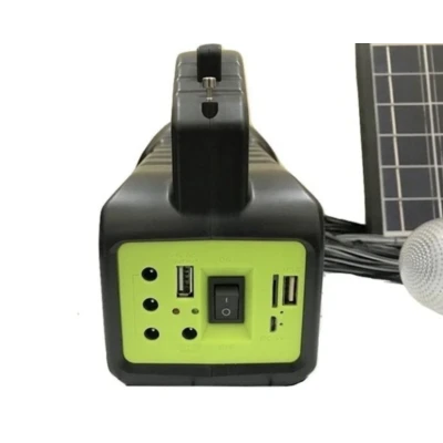 Kit Solar GDLite GD-2000A cu 3 becuri incluse, boxa cu Bluetooth si Radio XL
