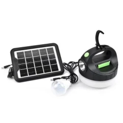 Kit solar GDPlus GD P20 cu lampa multifunctionala