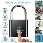 Lacat Smart cu senzor de amprenta 