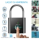Lacat Smart cu senzor de amprenta