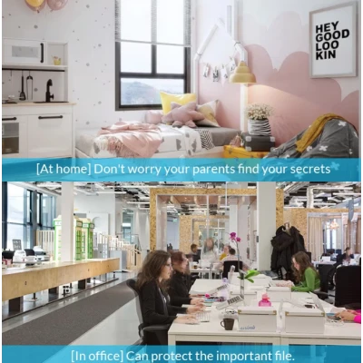 Lacat Smart cu senzor de amprenta