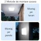 Lampa Aplica Solara LED 60W Alb cu Telecomanda