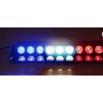 Lampa auto de avertizare stroboscopica semnalizare de urgenta s3 rosu/albastru