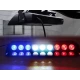 Lampa auto de avertizare stroboscopica semnalizare de urgenta s3 rosu/albastru