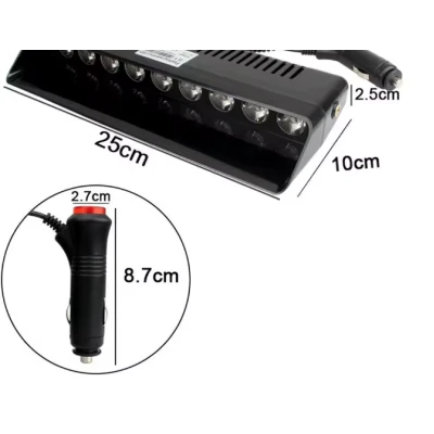 Lampa auto de avertizare stroboscopica semnalizare de urgenta s3 rosu/albastru
