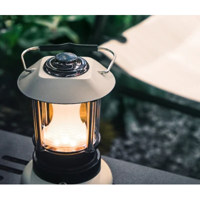 Lampa camping LED Q ZD261 intensitate reglabila lumina calda si lumina rece
