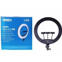 Lampa Circulara LJJ-45 Ring Light Diametru 26cm/10 Inch LED Trepied Extensibil