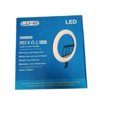 Lampa Circulara LJJ-45 Ring Light Diametru 26cm/10 Inch LED Trepied Extensibil