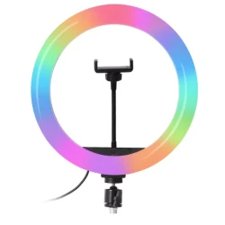 Lampa Circulara Profesionala LED Ring Light RGB 33cm Q MG33