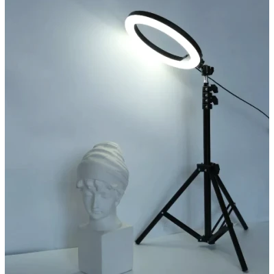 Lampa Circulara Profesionala LED Ring Light RGB 33cm Q MG33