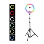 Lampa circulara profesionala LED Ring Light RGB Andowl Q MG34