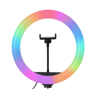 Lampa circulara profesionala LED Ring Light RGB Andowl Q MG34