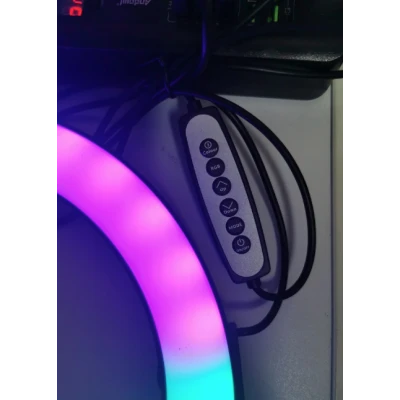 Lampa circulara profesionala LED Ring Light RGB Andowl Q MG34