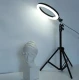 Lampa circulara profesionala LED Ring Light RGB Andowl Q MG34 diametru 26 cm