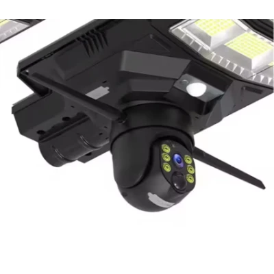 Lampa cu Incarcare Solara 300 W cu Camera Video incorporata 5MP
