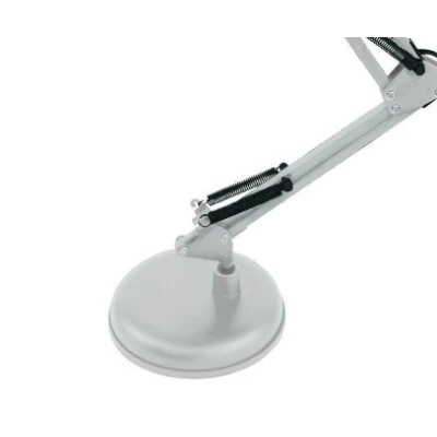 Lampa de birou cu suport culoare alba 220V soclu E27