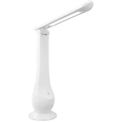 Lampa de birou LED cu acumulator si control tactil brat mobil 180 trei trepte de lumina cu diferite puteri