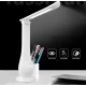 Lampa de birou LED cu acumulator si control tactil brat mobil 180 trei trepte de lumina cu diferite puteri