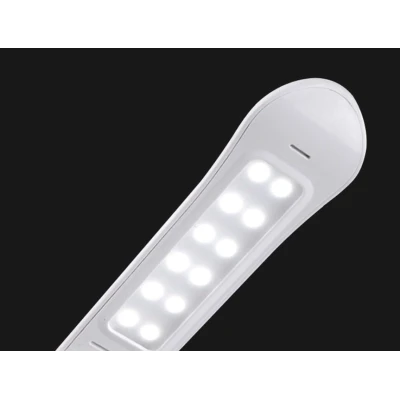 Lampa de birou LED cu acumulator si control tactil brat mobil 180 trei trepte de lumina cu diferite puteri