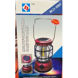 Lampa de camping ZJ-1990T cu incarcare solara in capat