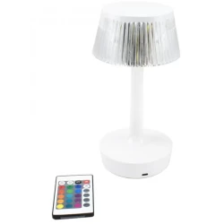 Lampa de masa decorativa cu LED RGB si telecomanda model Crystal Touch Q TL153