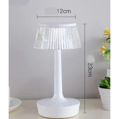 Lampa de masa decorativa cu LED RGB si telecomanda model Crystal Touch Q TL153