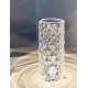 Lampa de masa decorativa cu LED tip "Crystal" ALB CALD