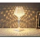 Lampa de masa decorativa LED tip cristal Andowl Q LED1633 transparenta