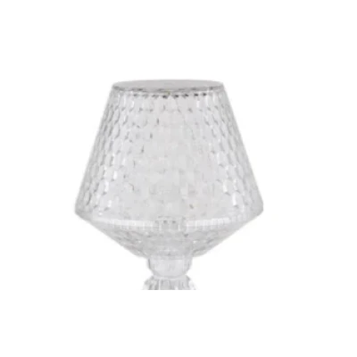 Lampa de masa decorativa LED tip cristal Andowl Q LED1633 transparenta