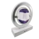 Lampa decorativa pentru birou cu LED multicolor tip tablou cu nisip miscator 3D clepsidra rotativa