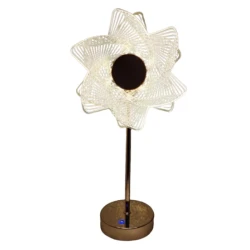 Lampa decorativa Sun Flower Auriu Lumina Calda Rece