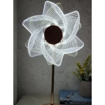 Lampa decorativa Sun Flower Auriu Lumina Calda Rece
