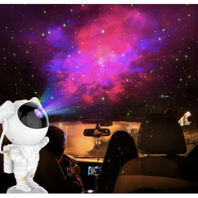 Lampa led cu proiector galaxy astronaut
