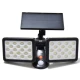Lampa LED dubla W770A de perete cu panou solar 144 LED