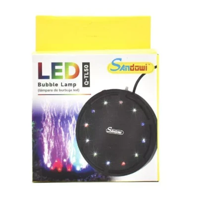 Lampa LED pentru acvariu Andowl Q TL50 cu bule iluminare RGB